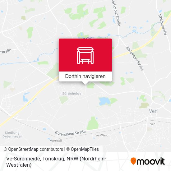 Ve-Sürenheide, Tönskrug Karte