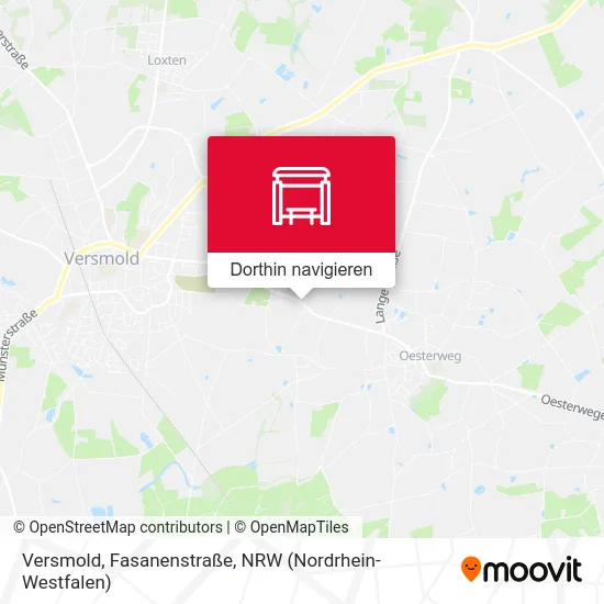 Versmold, Fasanenstraße Karte