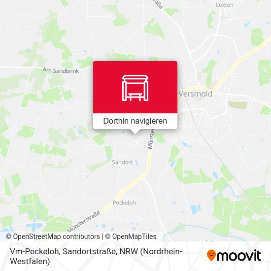 Vm-Peckeloh, Sandortstraße Karte