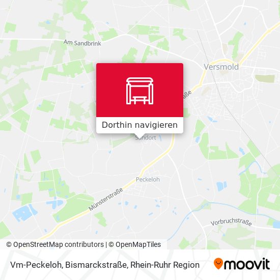 Vm-Peckeloh, Bismarckstraße Karte
