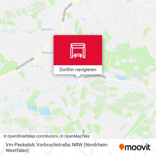 Vm-Peckeloh, Vorbruchstraße Karte