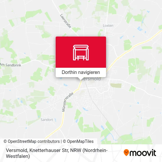 Versmold, Knetterhauser Str Karte