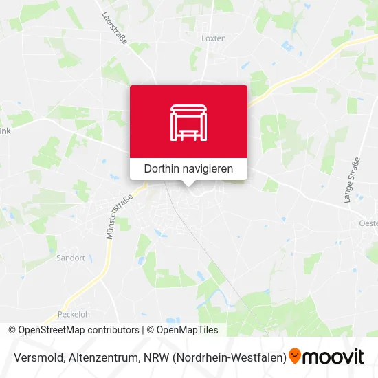 Versmold, Altenzentrum Karte