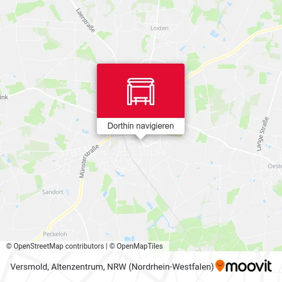 Versmold, Altenzentrum Karte