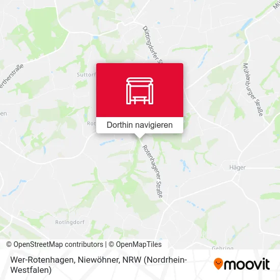 Wer-Rotenhagen, Niewöhner Karte