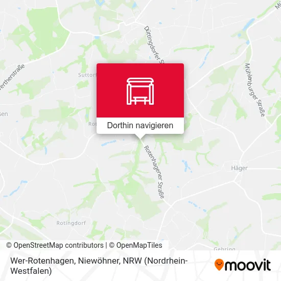 Wer-Rotenhagen, Niewöhner Karte