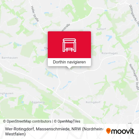 Wer-Rotingdorf, Massenschmiede Karte