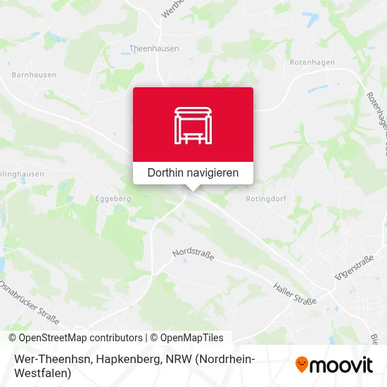 Wer-Theenhsn, Hapkenberg Karte