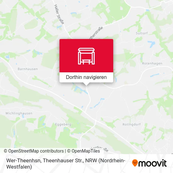 Wer-Theenhsn, Theenhauser Str. Karte