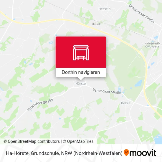 Ha-Hörste, Grundschule Karte