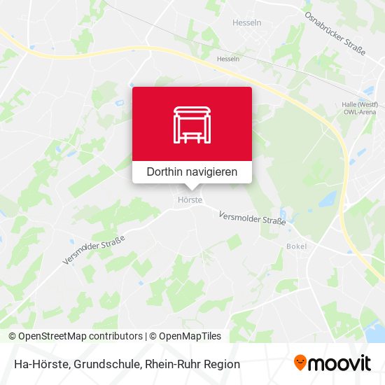 Ha-Hörste, Grundschule Karte