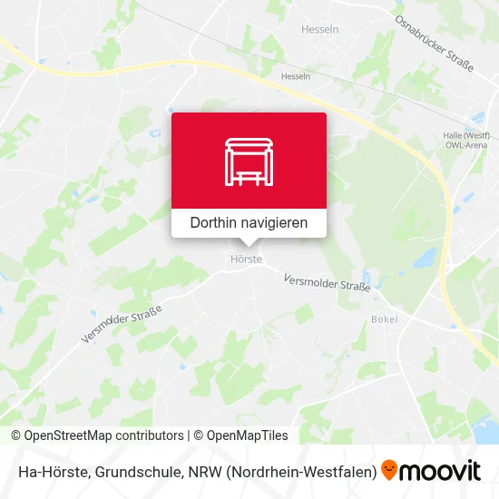 Ha-Hörste, Grundschule Karte