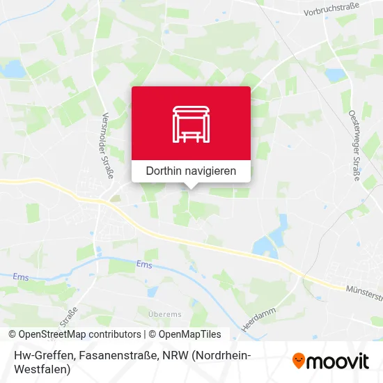 Hw-Greffen, Fasanenstraße Karte