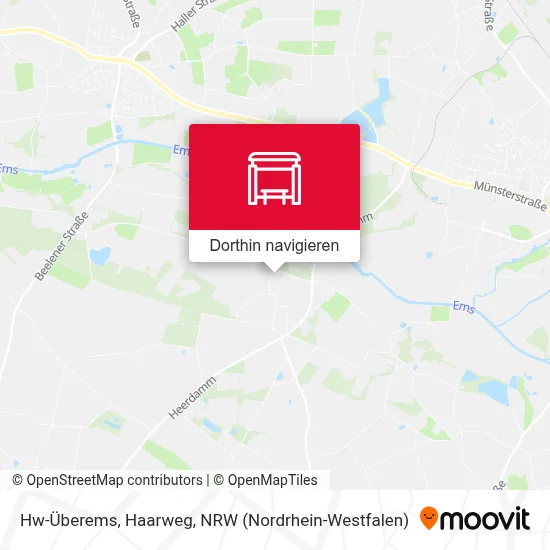 Hw-Überems, Haarweg Karte