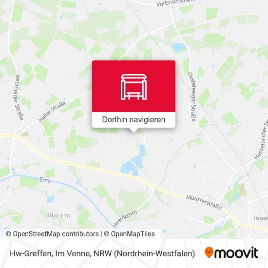 Hw-Greffen, Im Venne Karte