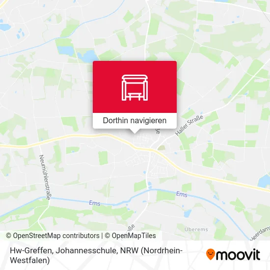 Hw-Greffen, Johannesschule Karte