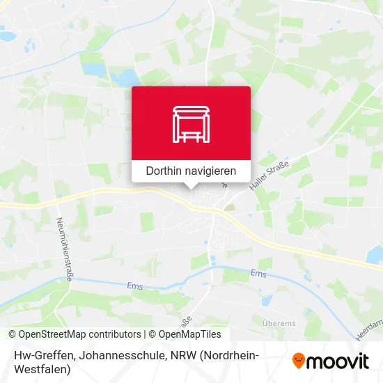 Hw-Greffen, Johannesschule Karte