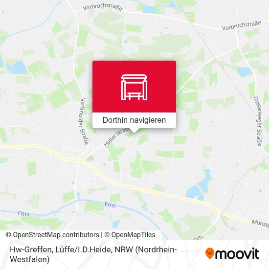 Hw-Greffen, Lüffe/I.D.Heide Karte
