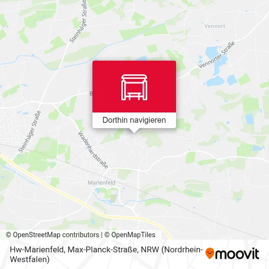 Hw-Marienfeld, Max-Planck-Straße Karte