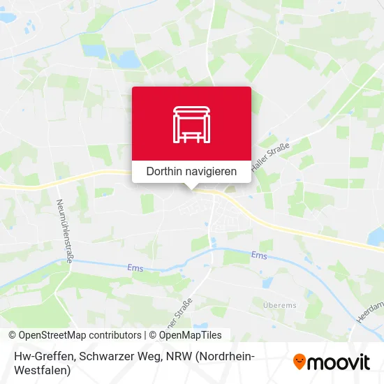 Hw-Greffen, Schwarzer Weg Karte