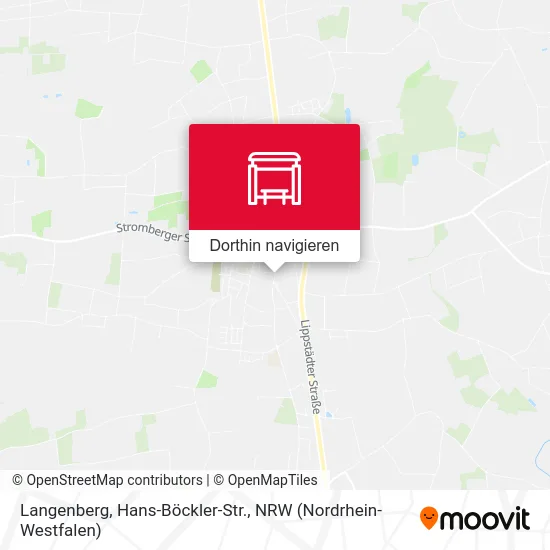 Langenberg, Hans-Böckler-Str. Karte