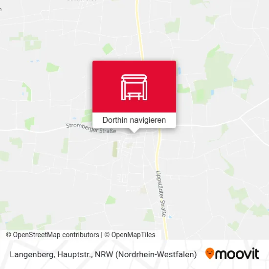Langenberg, Hauptstr. Karte