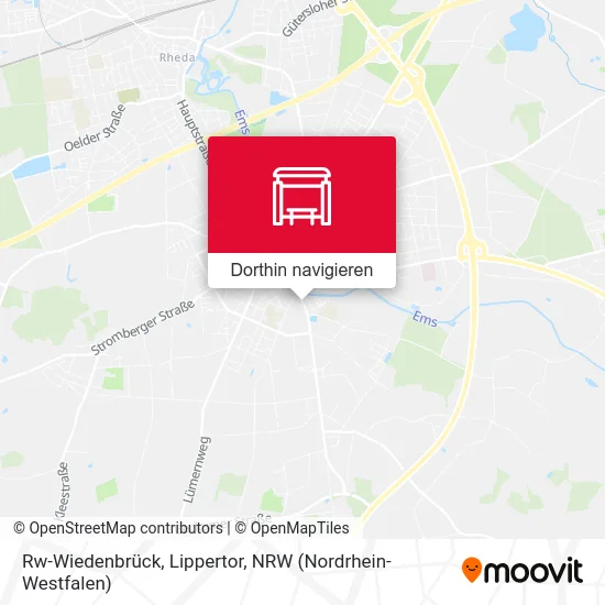 Rw-Wiedenbrück, Lippertor Karte