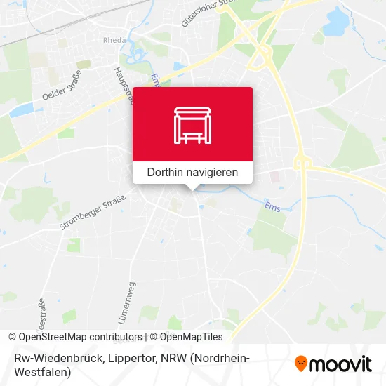 Rw-Wiedenbrück, Lippertor Karte