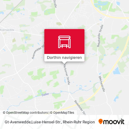Gt-Avenwedde,Luise-Hensel-Str. Karte