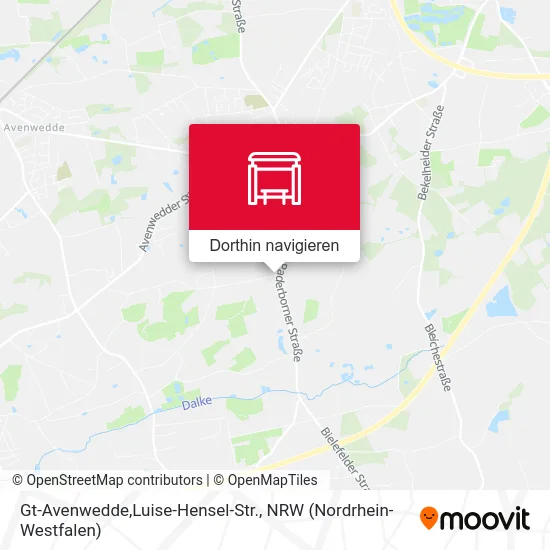 Gt-Avenwedde,Luise-Hensel-Str. Karte