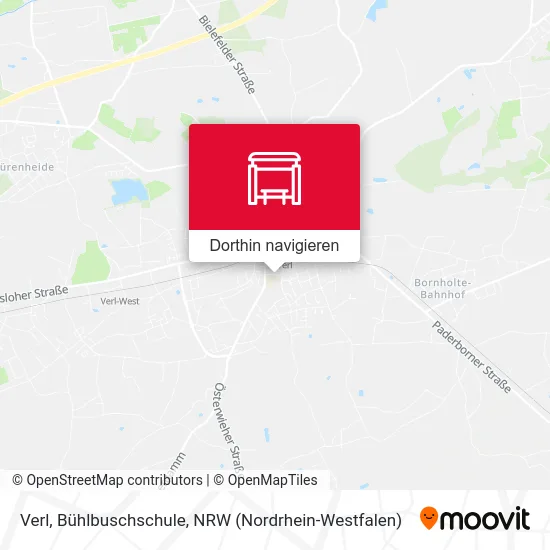 Verl, Bühlbuschschule Karte