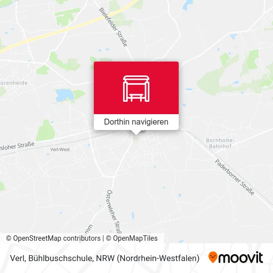 Verl, Bühlbuschschule Karte