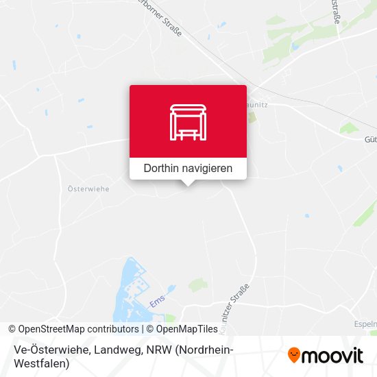 Ve-Österwiehe, Landweg Karte
