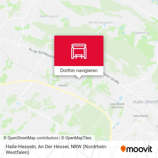 Halle-Hesseln, An Der Hessel Karte