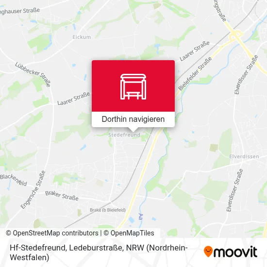 Hf-Stedefreund, Ledeburstraße Karte