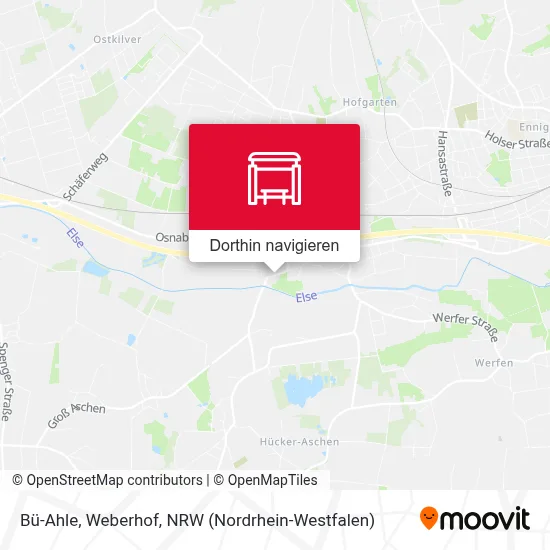 Bü-Ahle, Weberhof Karte