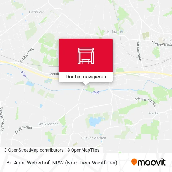 Bü-Ahle, Weberhof Karte