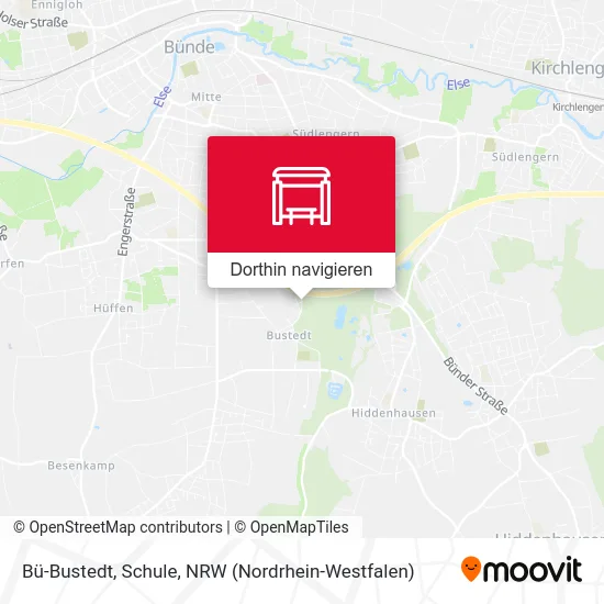 Bü-Bustedt, Schule Karte