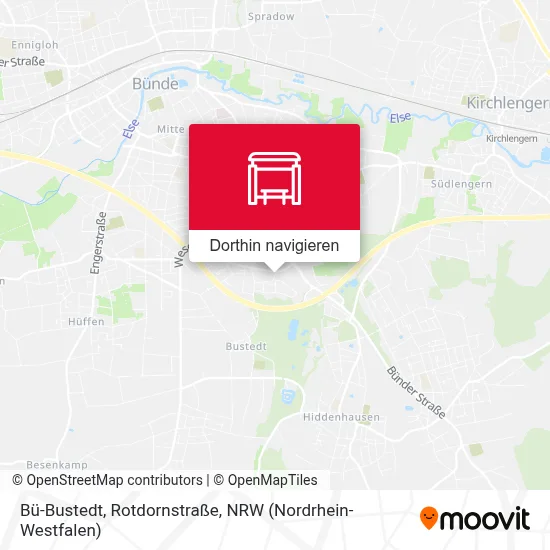 Bü-Bustedt, Rotdornstraße Karte