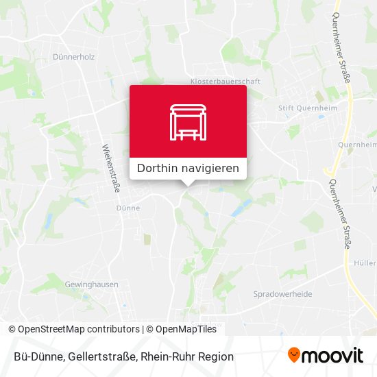 Bü-Dünne, Gellertstraße Karte