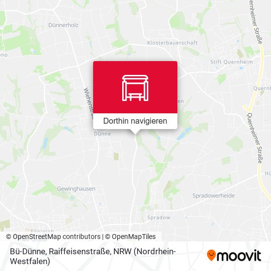 Bü-Dünne, Raiffeisenstraße Karte