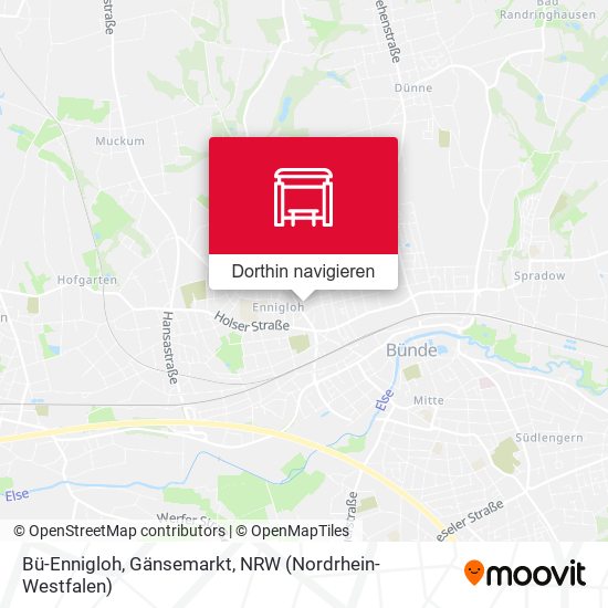 Bü-Ennigloh, Gänsemarkt Karte