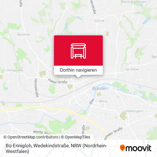 Bü-Ennigloh, Wedekindstraße Karte