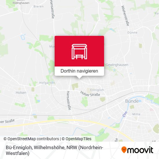 Bü-Ennigloh, Wilhelmshöhe Karte