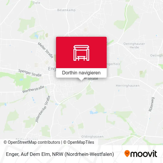 Enger, Auf Dem Elm Karte