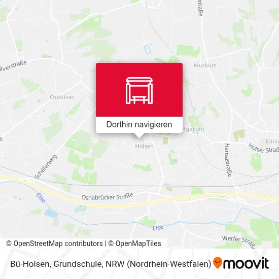 Bü-Holsen, Grundschule Karte