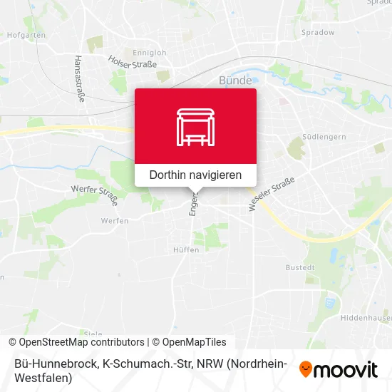 Bü-Hunnebrock, K-Schumach.-Str Karte