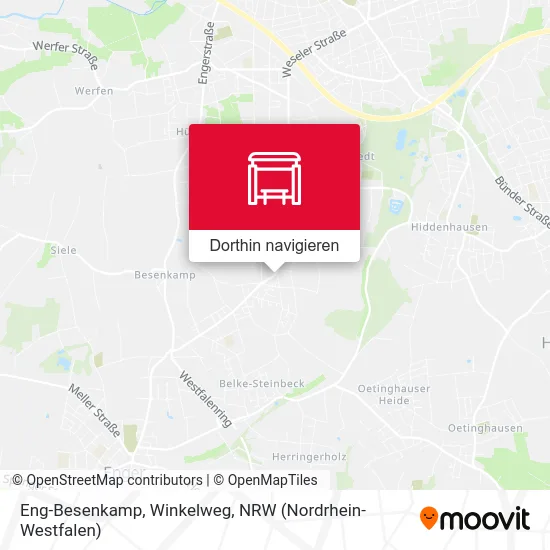 Eng-Besenkamp, Winkelweg Karte