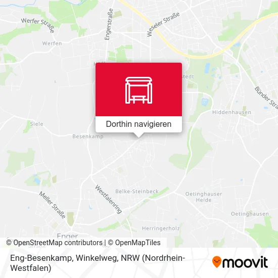 Eng-Besenkamp, Winkelweg Karte