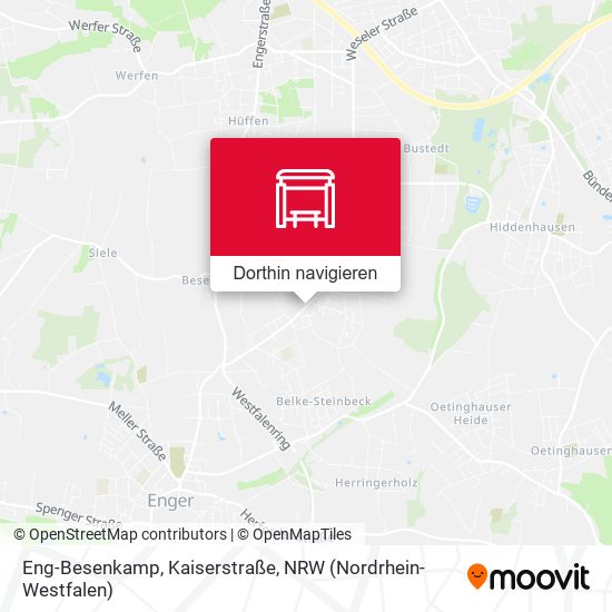 Eng-Besenkamp, Kaiserstraße Karte